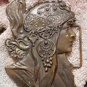 Wyoming Studio Art Works belt buckle 1970s